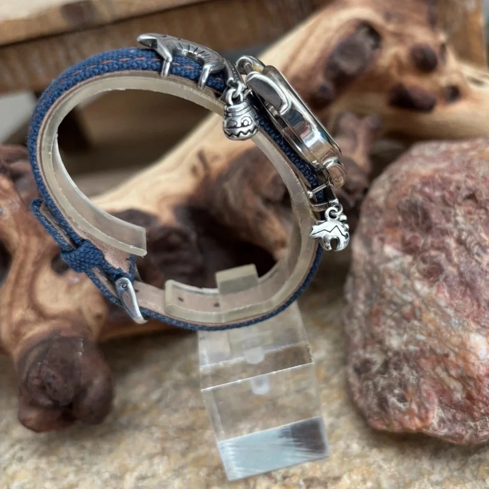 VINTAGE Prerogatives Native American Southwest Charm Watch Interchangeable NEW!
